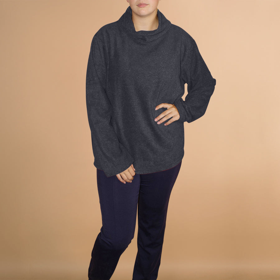 A-lijn Trui Fleece Mélée – Boris Industries