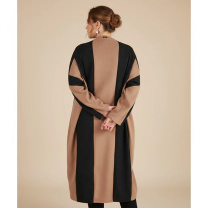 Lange Fleece Trui/Jurk Met Strepen, One Size – Boris Industries