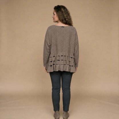 Boris Industries Maglione Cerchio Intagli Fleece Mêlee