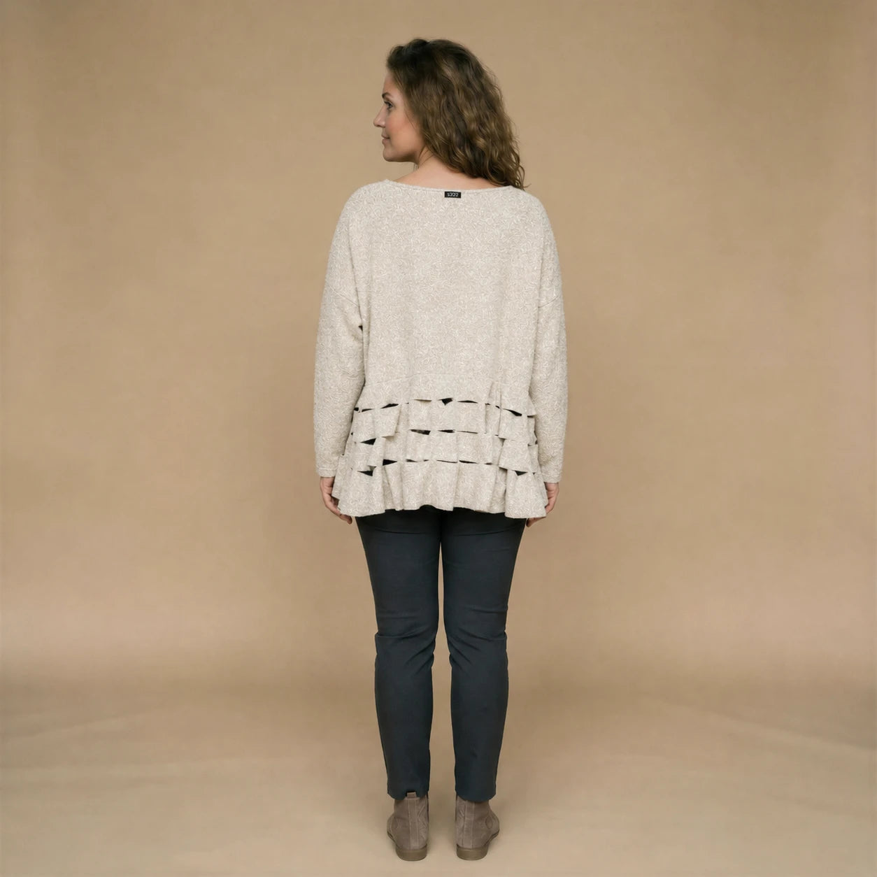 Boris Industries Maglione Cerchio Intagli Fleece Mêlee