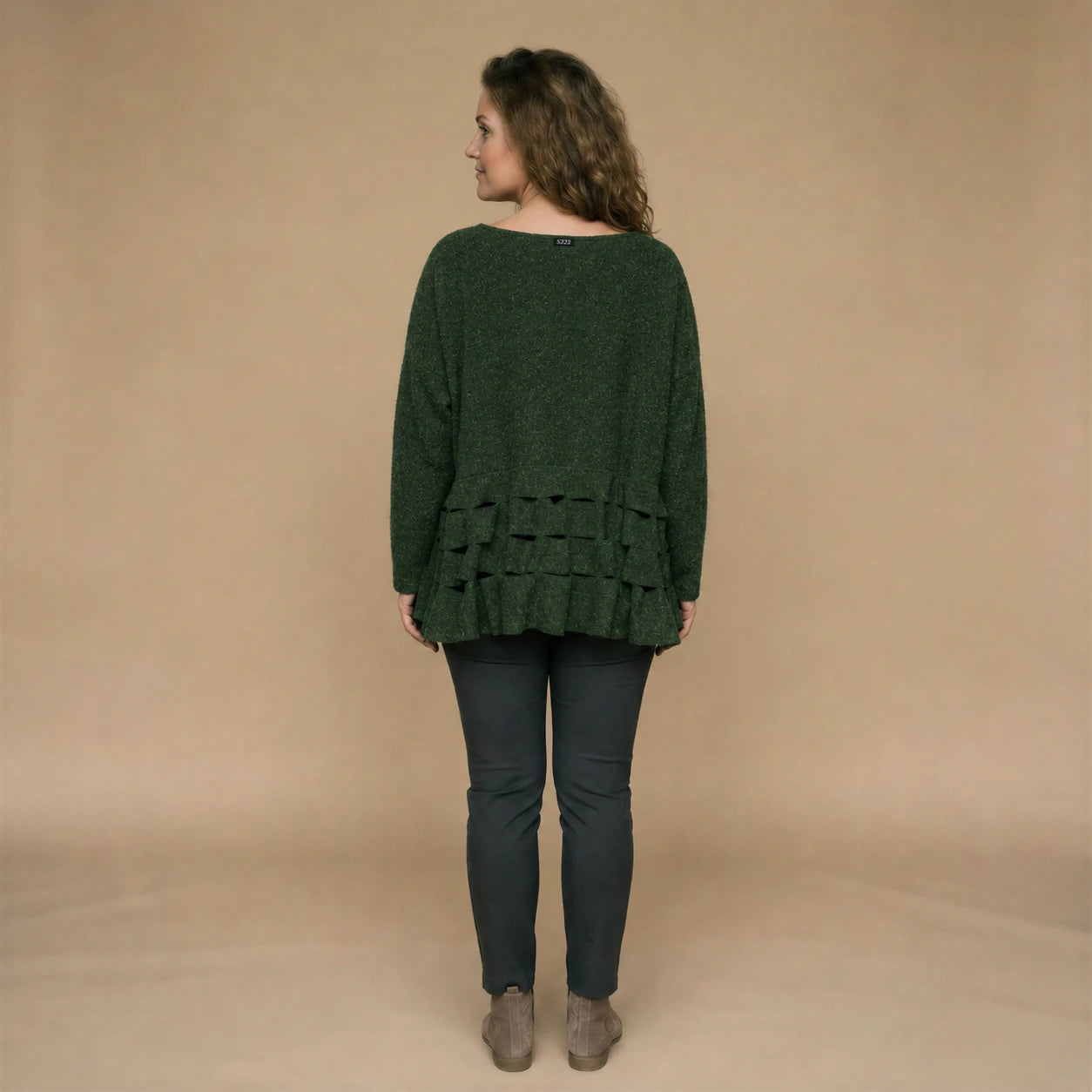 Boris Industries Maglione Cerchio Intagli Fleece Mêlee