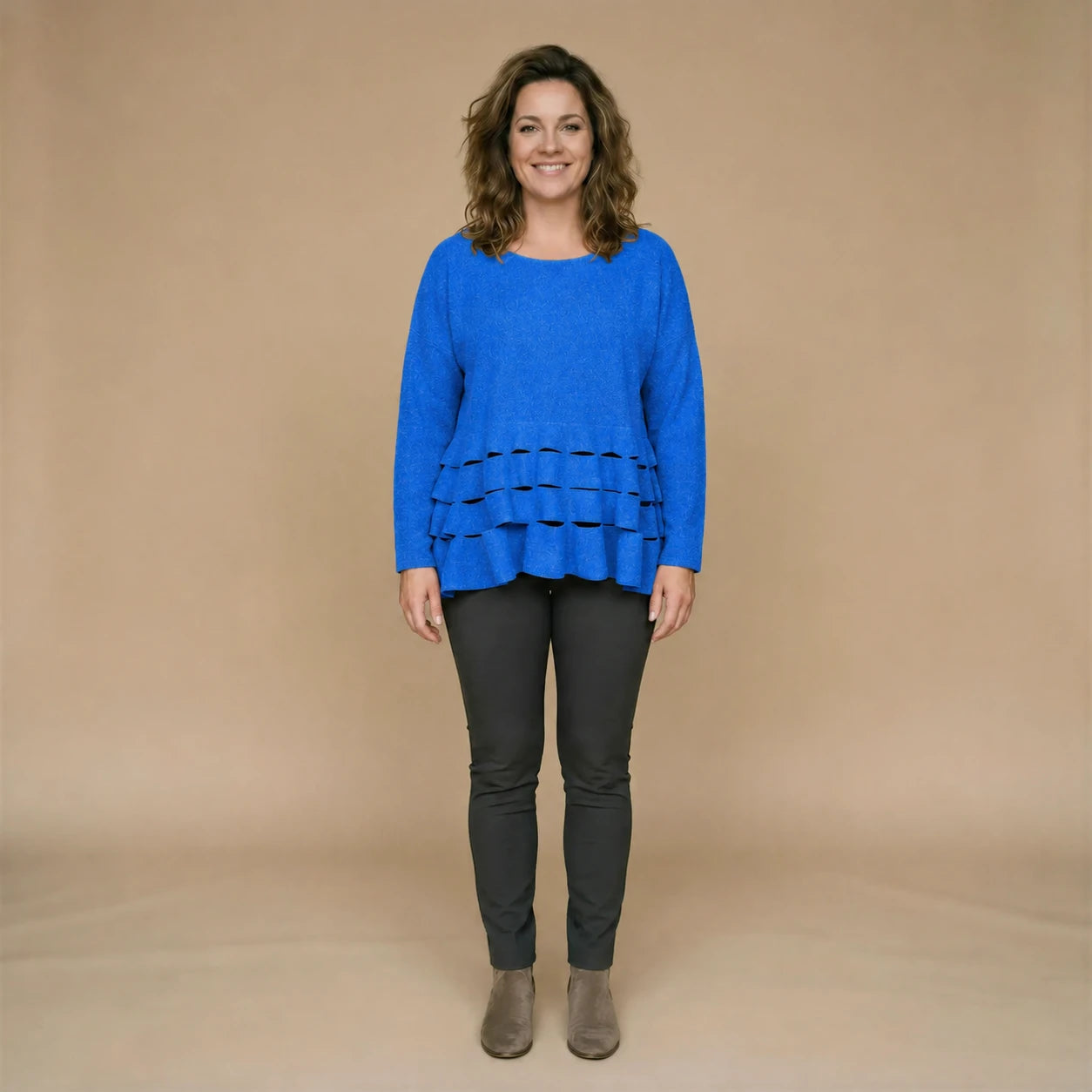 Boris Industries Maglione Cerchio Intagli Fleece Mêlee