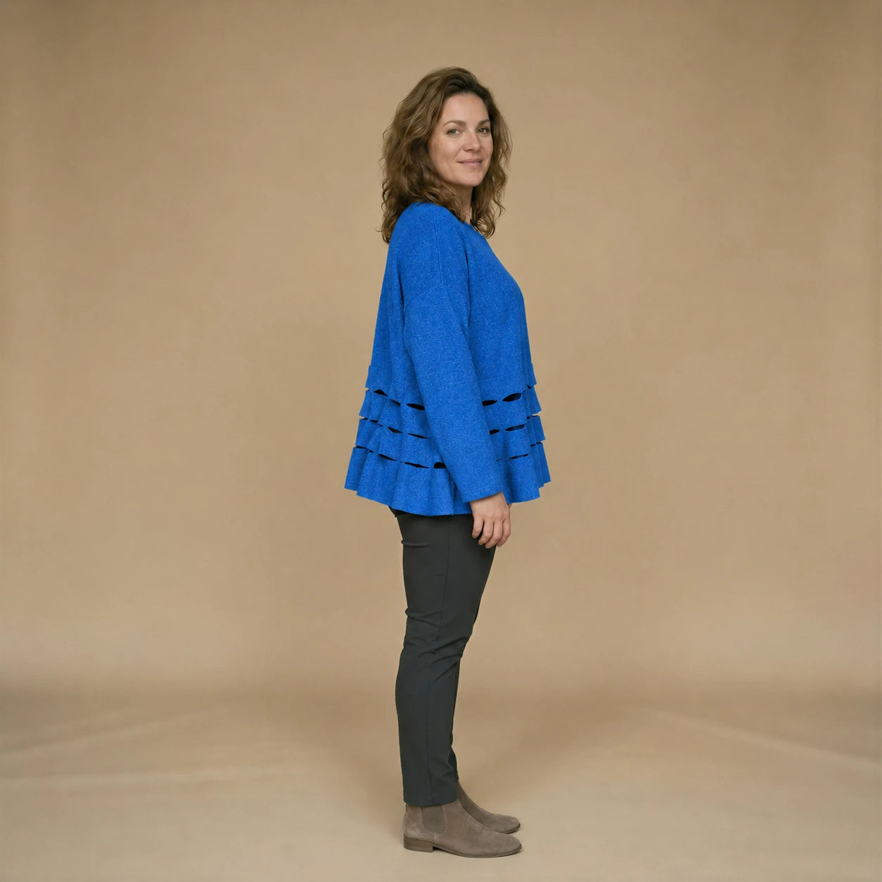 Boris Industries Maglione Cerchio Intagli Fleece Mêlee