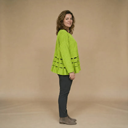 Boris Industries Maglione Cerchio Intagli Fleece Mêlee