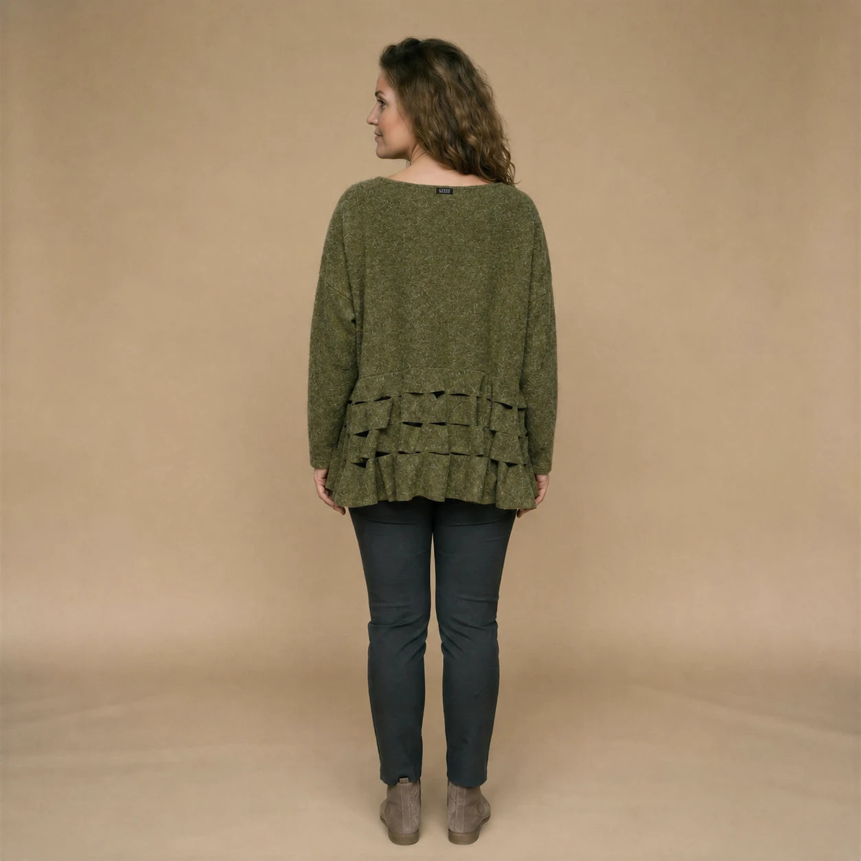 Boris Industries Maglione Cerchio Intagli Fleece Mêlee