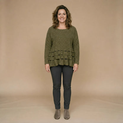 Boris Industries Maglione Cerchio Intagli Fleece Mêlee
