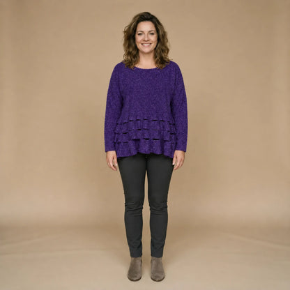 Boris Industries Maglione Cerchio Intagli Fleece Mêlee