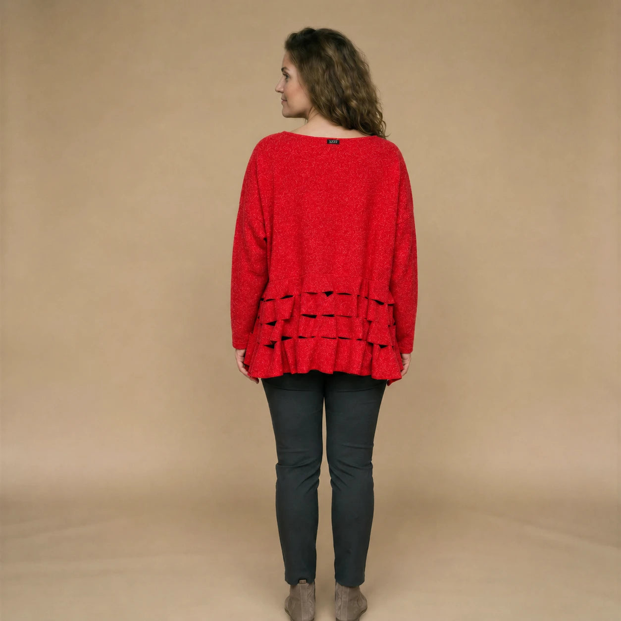 Boris Industries Maglione Cerchio Intagli Fleece Mêlee