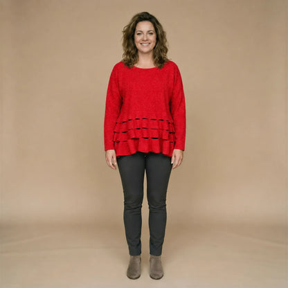 Boris Industries Maglione Cerchio Intagli Fleece Mêlee