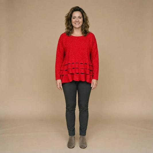 Boris Industries Maglione Cerchio Intagli Fleece Mêlee