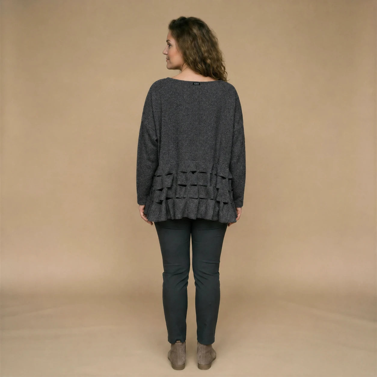 Boris Industries Maglione Cerchio Intagli Fleece Mêlee