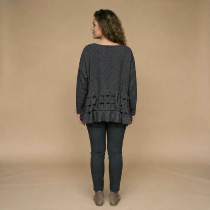 Boris Industries Maglione Cerchio Intagli Fleece Mêlee