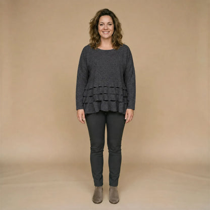 Boris Industries Maglione Cerchio Intagli Fleece Mêlee