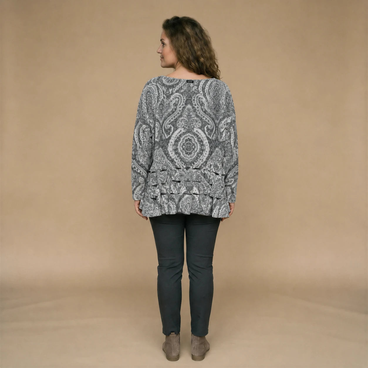 Boris Industries Maglione Cerchio Intagli Fleece Mêlee