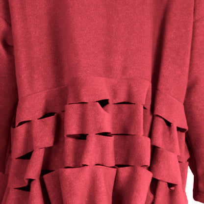 Boris Industries Pull Circulaire Découpes Fleece Mêlée