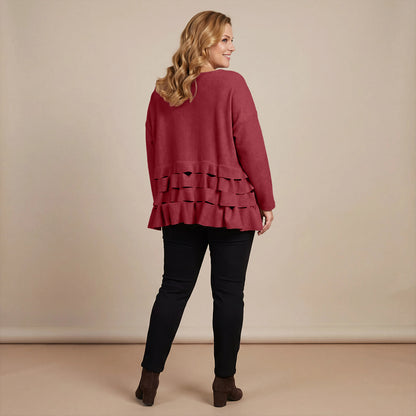 Boris Industries Pull Circulaire Découpes Fleece Mêlée