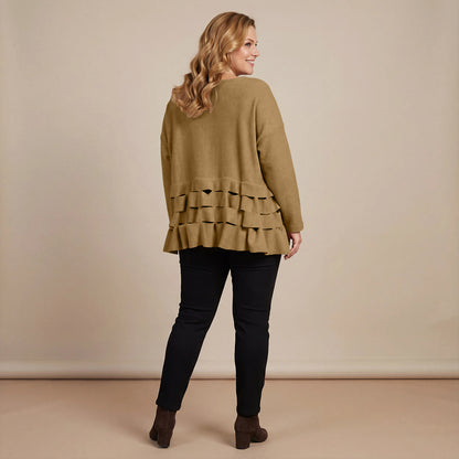 Boris Industries Pull Circulaire Découpes Fleece Mêlée