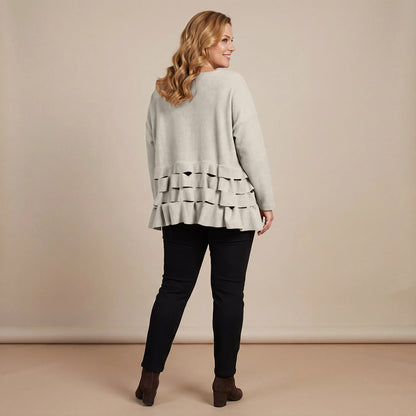 Boris Industries Pull Circulaire Découpes Fleece Mêlée