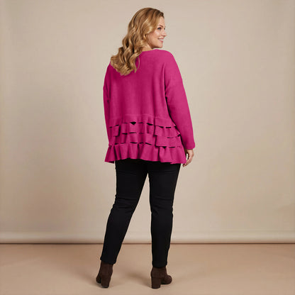 Boris Industries Pull Circulaire Découpes Fleece Mêlée