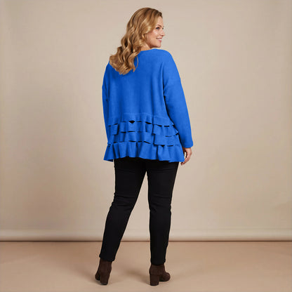 Boris Industries Pull Circulaire Découpes Fleece Mêlée