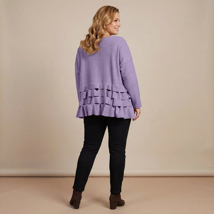 Boris Industries Pull Circulaire Découpes Fleece Mêlée