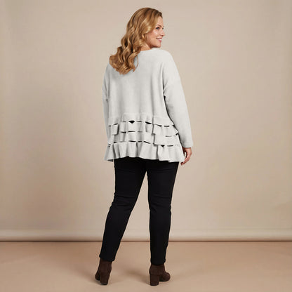 Boris Industries Pull Circulaire Découpes Fleece Mêlée