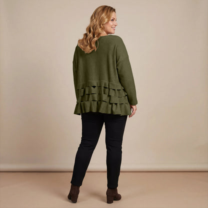 Boris Industries Pull Circulaire Découpes Fleece Mêlée