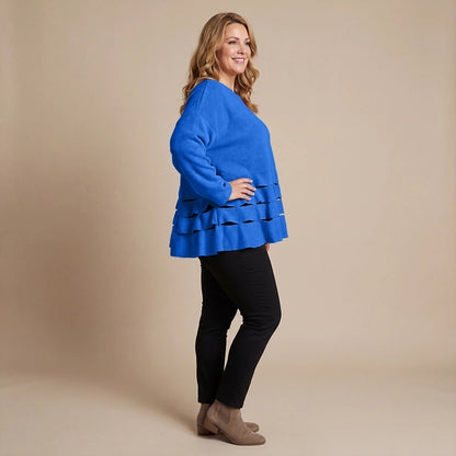 Boris Industries Pull Circulaire Découpes Fleece Mêlée