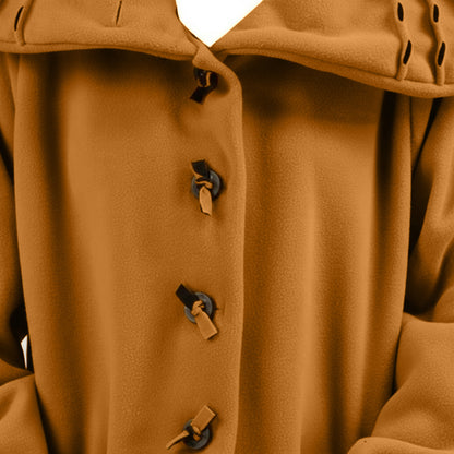 Jas 3/4 fleece met steekdetail en grote kraag – Boris Industries