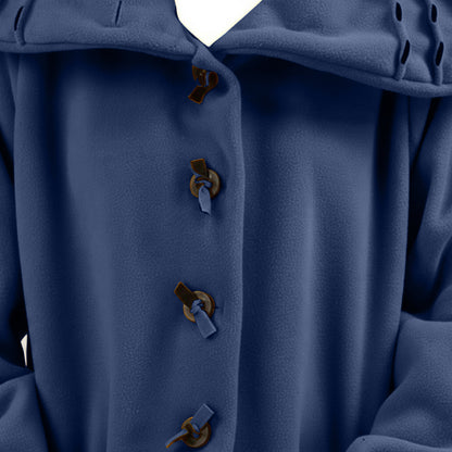 Jas 3/4 fleece met steekdetail en grote kraag – Boris Industries