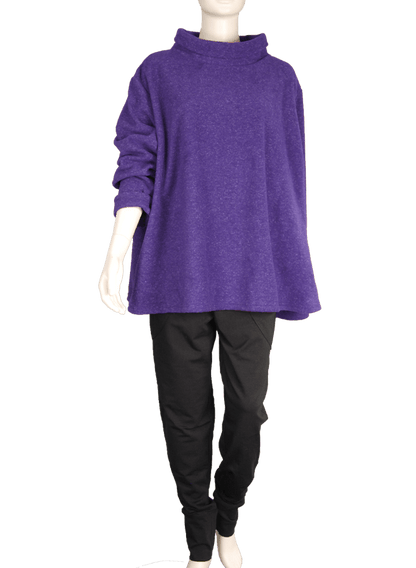 Boris Industries A-Linien-Pullover Fleece Melange